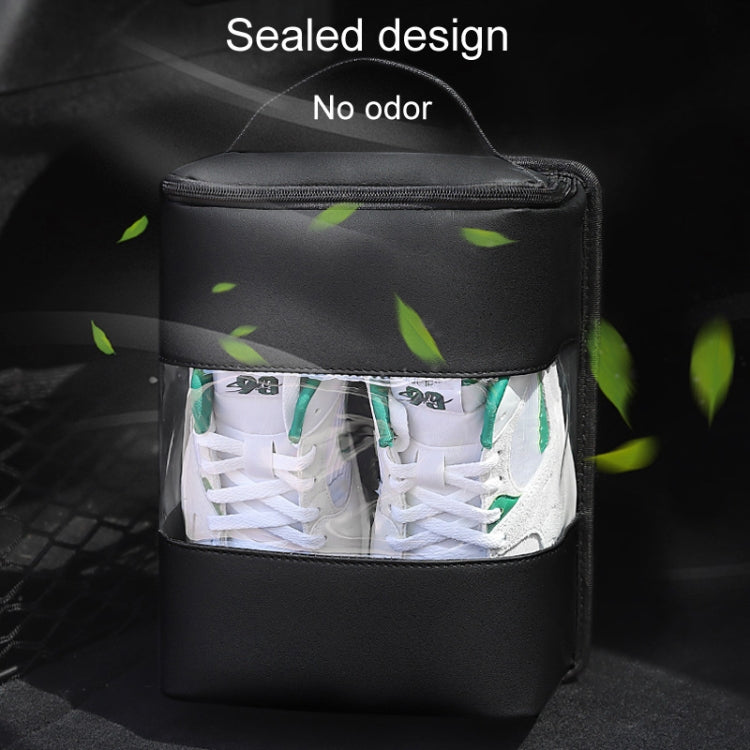 Portable Car Shoe Organizer Automobile Trunk Shoe Box Storage Supplies, Large