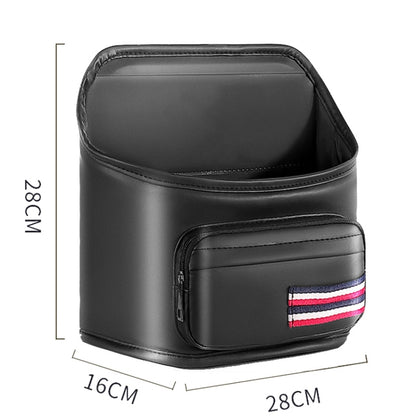 Car Seatback Storage Hanging Bag Vehicle Multifunctional Storing Tissue Box, No Built-In Bucket, With Bulit-In Bucket