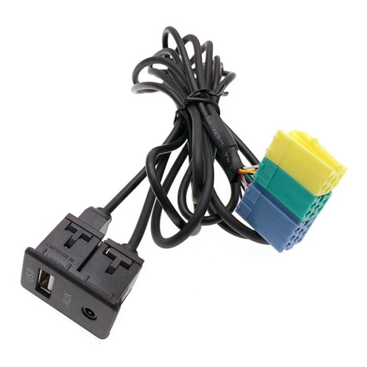For Hyundai Kia 20 Pin Car CD Changer AUX+USB Audio Cable