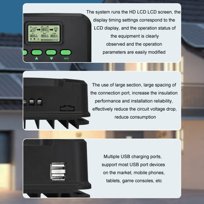 12V-24V 10A WIFI Remote MPPT Home Energy Storage Control System Solar Controller, CM-D10, CM-D20, CM-D30, CM-D40, CM-D50, CM-D60