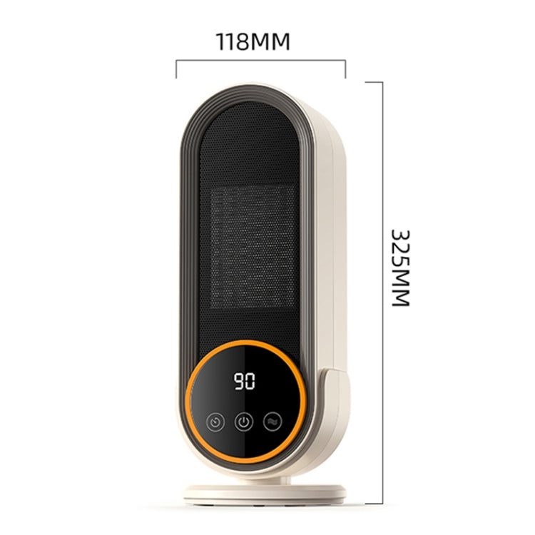 E68S 1200W PTC Ceramic Heating Desktop Smart Electric Heater, EU Plug, US Plug, UK Plug
