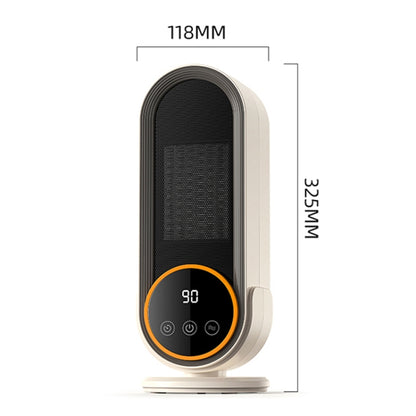 E68S 1200W PTC Ceramic Heating Desktop Smart Electric Heater, EU Plug, US Plug, UK Plug