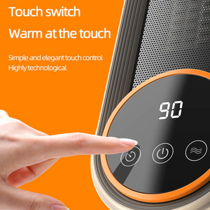 E68S 1200W PTC Ceramic Heating Desktop Smart Electric Heater, EU Plug, US Plug, UK Plug