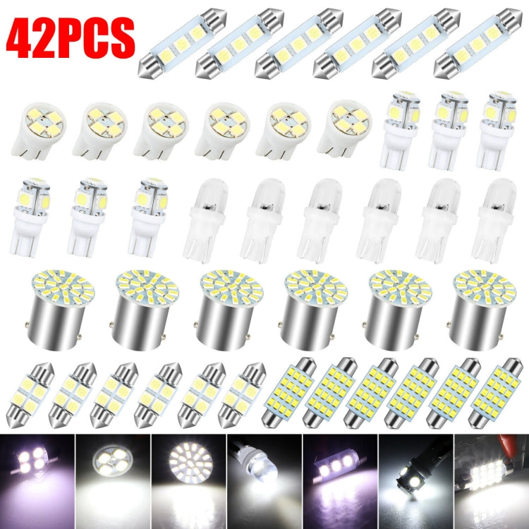 42pcs/Set Car Interior Reading LED Light Combination Set, 42pcs/Set