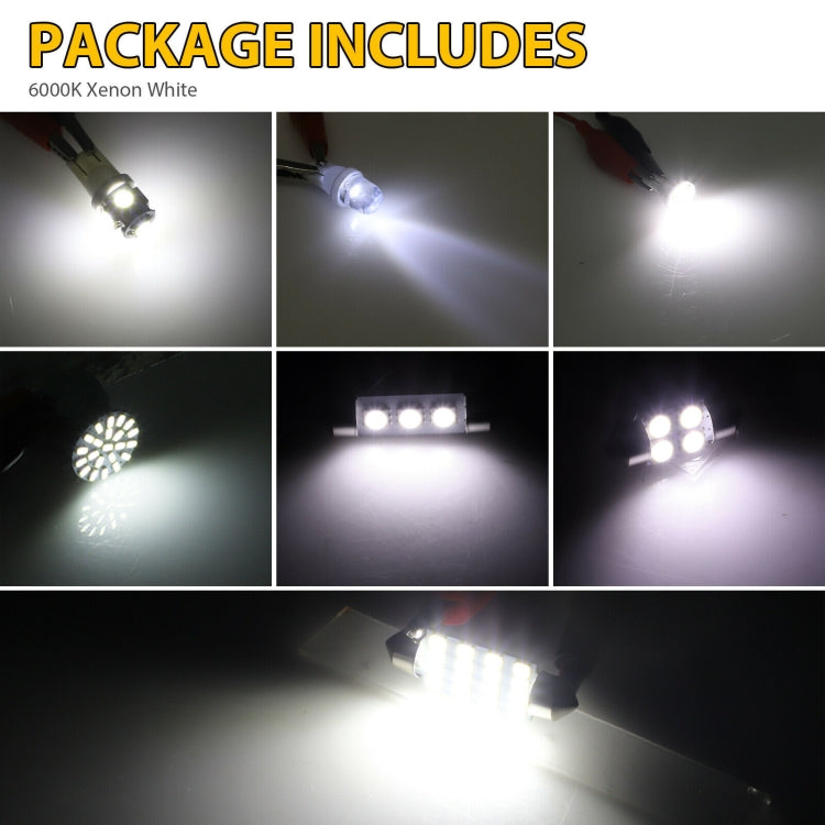 42pcs/Set Car Interior Reading LED Light Combination Set, 42pcs/Set