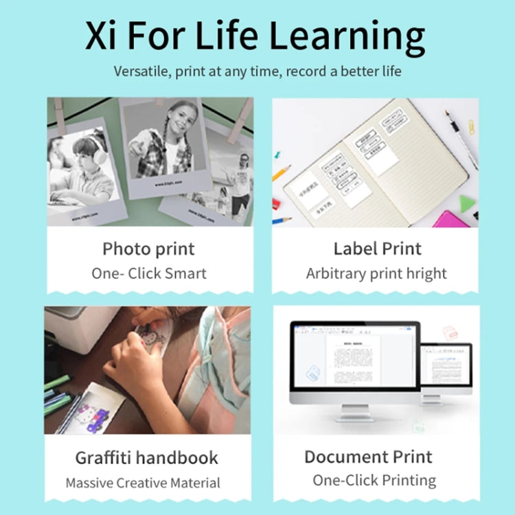 Portable Mini Thermal High Definition Student Wrong Title Photo Printer