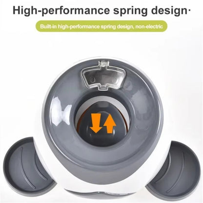 Dog Food Reward Machine Pet Training Intelligent Automatic Food Leaker with Two Balls