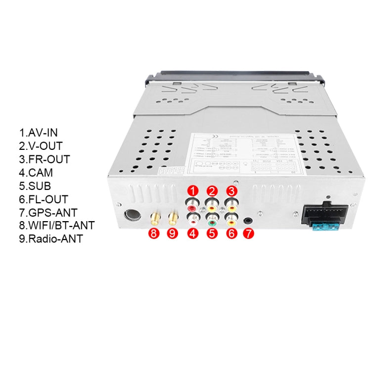 7-Inch Single Din Android 10.0 Carplay Screen With GPS Navigation/Bluetooth/Mirror Link/DVR Input, Standard Edition 1+32G, Standard Edition 2+64G, With 4-light Camera 1+32G, With 4-light Camera 2+64G, With 12-light Camera 1+32G, With 12-light Camera 2+64G