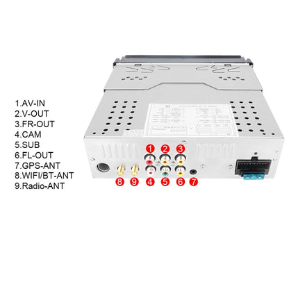 7-Inch Single Din Android 10.0 Carplay Screen With GPS Navigation/Bluetooth/Mirror Link/DVR Input, Standard Edition 1+32G, Standard Edition 2+64G, With 4-light Camera 1+32G, With 4-light Camera 2+64G, With 12-light Camera 1+32G, With 12-light Camera 2+64G