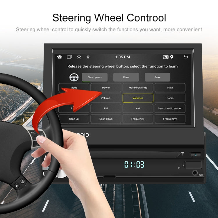 7-Inch Single Din Android 10.0 Carplay Screen With GPS Navigation/Bluetooth/Mirror Link/DVR Input, Standard Edition 1+32G, Standard Edition 2+64G, With 4-light Camera 1+32G, With 4-light Camera 2+64G, With 12-light Camera 1+32G, With 12-light Camera 2+64G