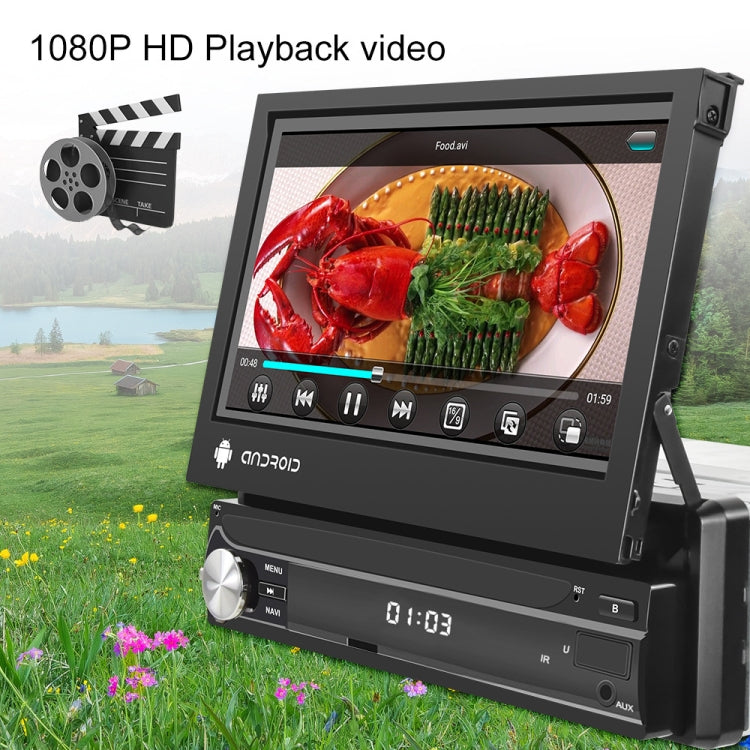 7-Inch Single Din Android 10.0 Carplay Screen With GPS Navigation/Bluetooth/Mirror Link/DVR Input, Standard Edition 1+32G, Standard Edition 2+64G, With 4-light Camera 1+32G, With 4-light Camera 2+64G, With 12-light Camera 1+32G, With 12-light Camera 2+64G