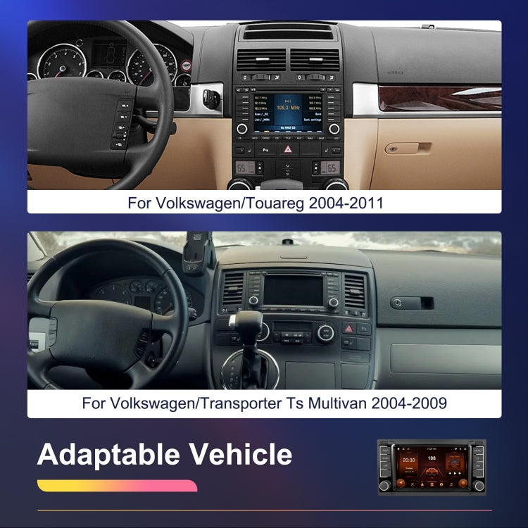 For Volkswagen Touareg 7-Inch Car WiFi Player Android 13 System Support CarPlay/Android Auto, 2+64G Standard Edition, 2+64G With AHD Camera and Mic, 4+64G Standard Edition, 4+64G With AHD Camera and Mic