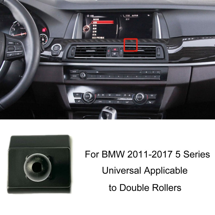 For BMW Car Air Outlet Modified Mobile Phone Holder Base, 05-12 3 Series, 08-13 X5/X6, 09-15 7 Series, 11-16 X3/X4, 10-17 5GT  Imported, 11-17 5 Series, 11-17 5 Series Universal Applicable to Double Rollers, 12-15 X1, 13-19 3 Series/4 Series           ...