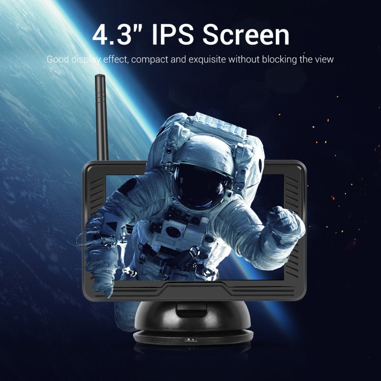 4.3-inch Car Reversing Camera & Monitor Set Rear View Dash Cam, Standard