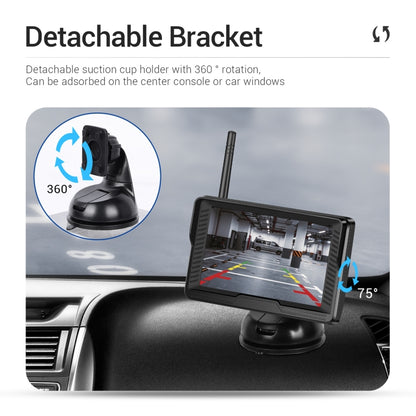 4.3-inch Car Reversing Camera & Monitor Set Rear View Dash Cam, Standard