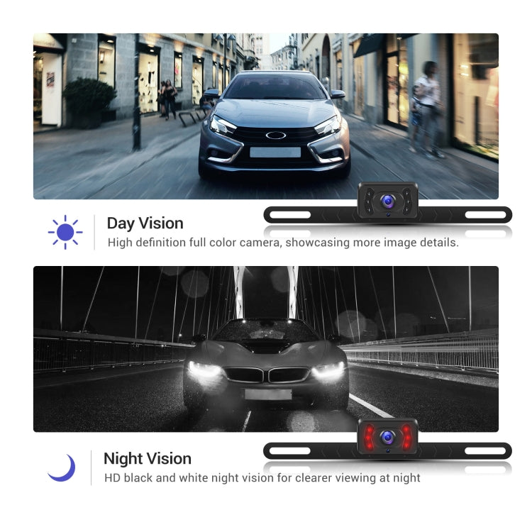 4.3-inch Car Reversing Camera & Monitor Set Rear View Dash Cam, Standard