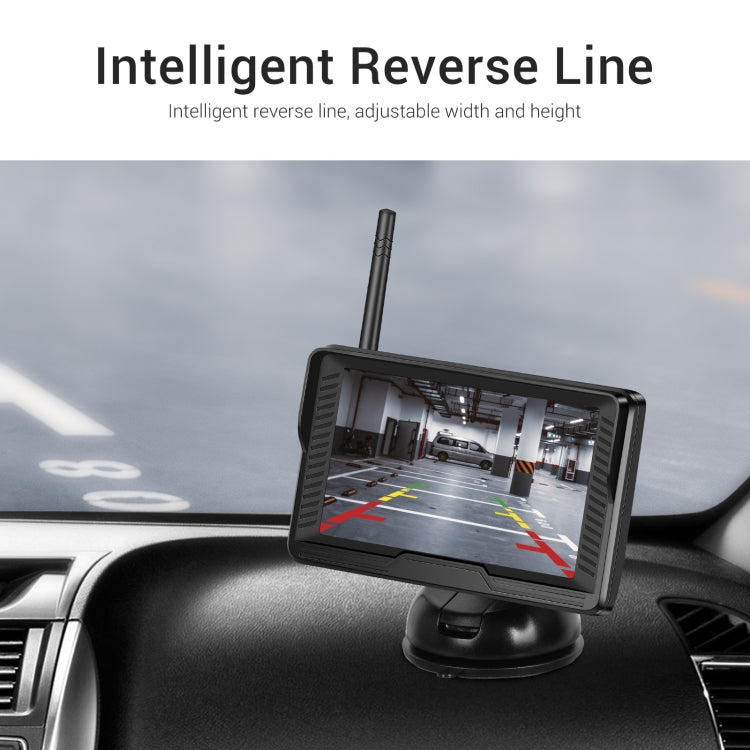 4.3-inch Car Reversing Camera & Monitor Set Rear View Dash Cam, Standard