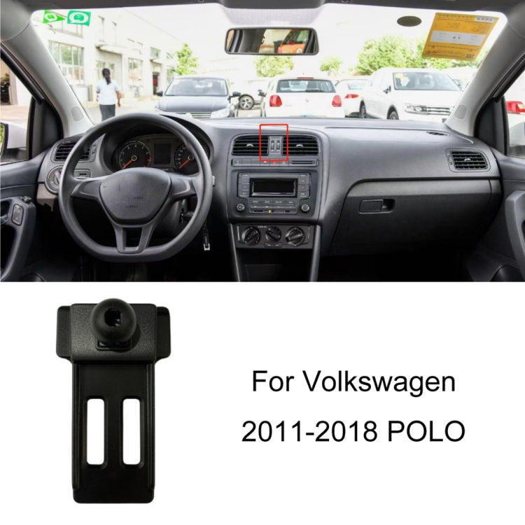 For Volkswagen Car Air Outlet Modified Mobile Phone Holder Base, 05-13 Touran, 08-12 Lavida, 08-12 Bora, 09-13 Golf 6, 11-15 Passat, 11-18 POLO, 11-18 Touareg, 17-21 Magotan/19-20 CC, 14-20 Golf, 12-14 Sagitar, 12-14 Magotan                            ...