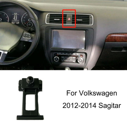 For Volkswagen Car Air Outlet Modified Mobile Phone Holder Base, 05-13 Touran, 08-12 Lavida, 08-12 Bora, 09-13 Golf 6, 11-15 Passat, 11-18 POLO, 11-18 Touareg, 17-21 Magotan/19-20 CC, 14-20 Golf, 12-14 Sagitar, 12-14 Magotan                            ...