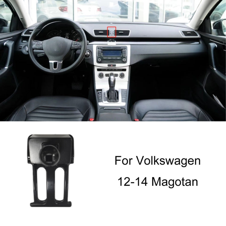 For Volkswagen Car Air Outlet Modified Mobile Phone Holder Base, 05-13 Touran, 08-12 Lavida, 08-12 Bora, 09-13 Golf 6, 11-15 Passat, 11-18 POLO, 11-18 Touareg, 17-21 Magotan/19-20 CC, 14-20 Golf, 12-14 Sagitar, 12-14 Magotan                            ...