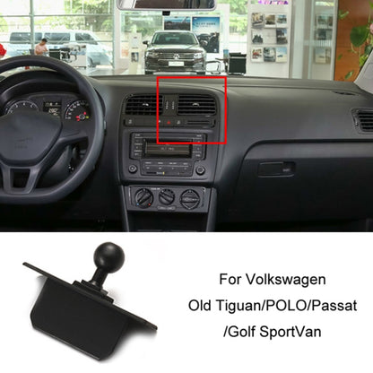 For Volkswagen Car Air Outlet Modified Mobile Phone Holder Base, 05-13 Touran, 08-12 Lavida, 08-12 Bora, 09-13 Golf 6, 11-15 Passat, 11-18 POLO, 11-18 Touareg, 17-21 Magotan/19-20 CC, 14-20 Golf, 12-14 Sagitar, 12-14 Magotan                            ...
