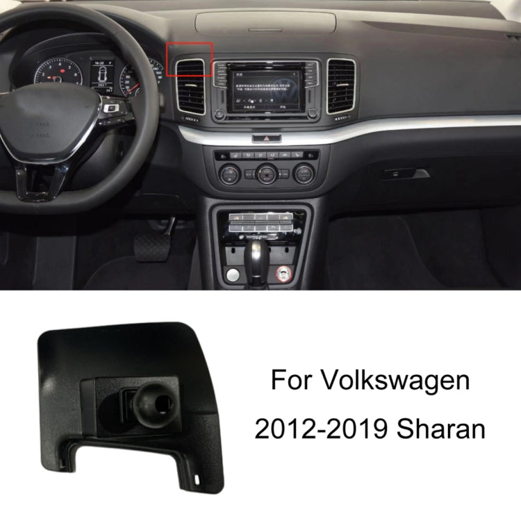 For Volkswagen Car Air Outlet Modified Mobile Phone Holder Base, 05-13 Touran, 08-12 Lavida, 08-12 Bora, 09-13 Golf 6, 11-15 Passat, 11-18 POLO, 11-18 Touareg, 17-21 Magotan/19-20 CC, 14-20 Golf, 12-14 Sagitar, 12-14 Magotan                            ...