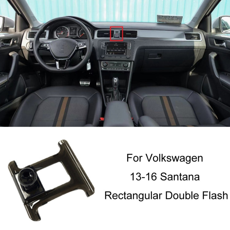 For Volkswagen Car Air Outlet Modified Mobile Phone Holder Base, 05-13 Touran, 08-12 Lavida, 08-12 Bora, 09-13 Golf 6, 11-15 Passat, 11-18 POLO, 11-18 Touareg, 17-21 Magotan/19-20 CC, 14-20 Golf, 12-14 Sagitar, 12-14 Magotan                            ...