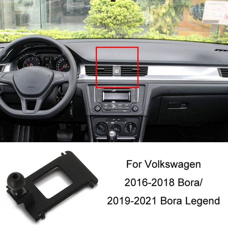 For Volkswagen Car Air Outlet Modified Mobile Phone Holder Base, 05-13 Touran, 08-12 Lavida, 08-12 Bora, 09-13 Golf 6, 11-15 Passat, 11-18 POLO, 11-18 Touareg, 17-21 Magotan/19-20 CC, 14-20 Golf, 12-14 Sagitar, 12-14 Magotan                            ...