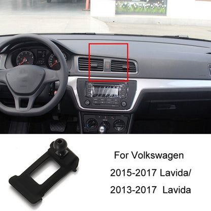 For Volkswagen Car Air Outlet Modified Mobile Phone Holder Base, 05-13 Touran, 08-12 Lavida, 08-12 Bora, 09-13 Golf 6, 11-15 Passat, 11-18 POLO, 11-18 Touareg, 17-21 Magotan/19-20 CC, 14-20 Golf, 12-14 Sagitar, 12-14 Magotan                            ...