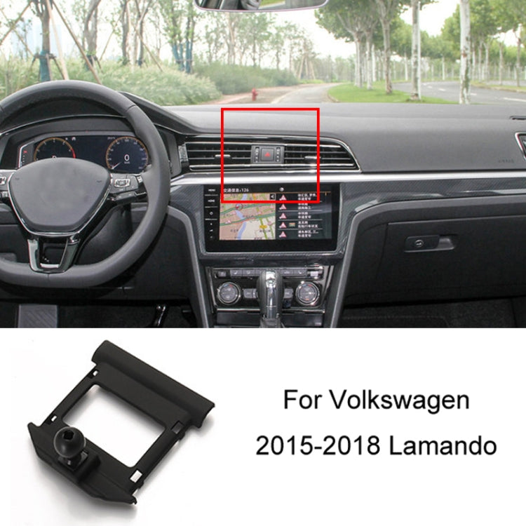 For Volkswagen Car Air Outlet Modified Mobile Phone Holder Base, 05-13 Touran, 08-12 Lavida, 08-12 Bora, 09-13 Golf 6, 11-15 Passat, 11-18 POLO, 11-18 Touareg, 17-21 Magotan/19-20 CC, 14-20 Golf, 12-14 Sagitar, 12-14 Magotan                            ...
