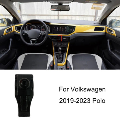 For Volkswagen Car Air Outlet Modified Mobile Phone Holder Base, 05-13 Touran, 08-12 Lavida, 08-12 Bora, 09-13 Golf 6, 11-15 Passat, 11-18 POLO, 11-18 Touareg, 17-21 Magotan/19-20 CC, 14-20 Golf, 12-14 Sagitar, 12-14 Magotan                            ...