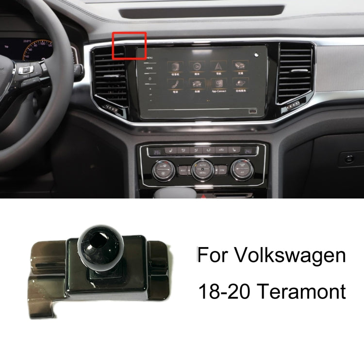 For Volkswagen Car Air Outlet Modified Mobile Phone Holder Base, 05-13 Touran, 08-12 Lavida, 08-12 Bora, 09-13 Golf 6, 11-15 Passat, 11-18 POLO, 11-18 Touareg, 17-21 Magotan/19-20 CC, 14-20 Golf, 12-14 Sagitar, 12-14 Magotan                            ...