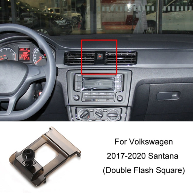 For Volkswagen Car Air Outlet Modified Mobile Phone Holder Base, 05-13 Touran, 08-12 Lavida, 08-12 Bora, 09-13 Golf 6, 11-15 Passat, 11-18 POLO, 11-18 Touareg, 17-21 Magotan/19-20 CC, 14-20 Golf, 12-14 Sagitar, 12-14 Magotan                            ...