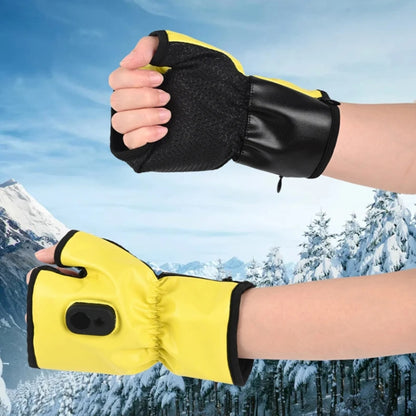 Outdoor Skiing and Motorcycle Cycling USB Charging Geated Gloves