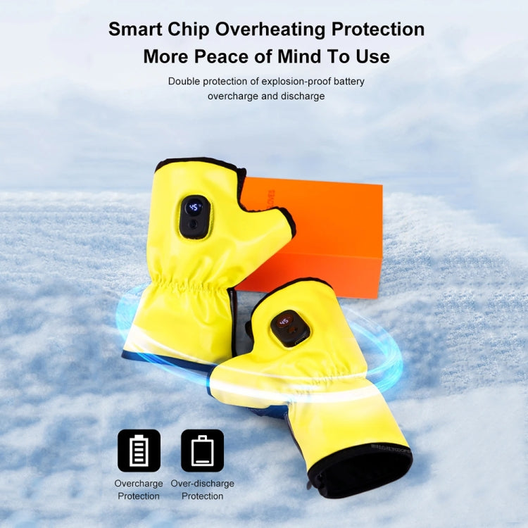 Outdoor Skiing and Motorcycle Cycling USB Charging Geated Gloves