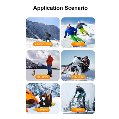 Outdoor Skiing and Motorcycle Cycling USB Charging Geated Gloves