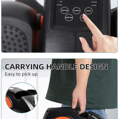 60W Electric Elliptical Machine Small Fitness Bike Stepper 5 Speed ??Adjustable, EU Plug, US Plug