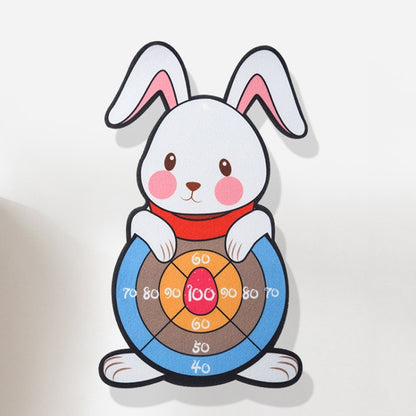 Cartoon Sticky Ball Board Throwing Indoor and Outdoor Toys with 3 Balls, Crocodile, Monkey, Panda, Santa Claus, Rabbit