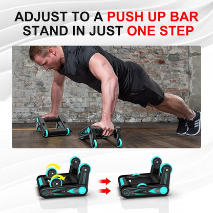 MK5008 Multifunctional Portable Foldable Abdominal Wheel Home Fitness Equipment