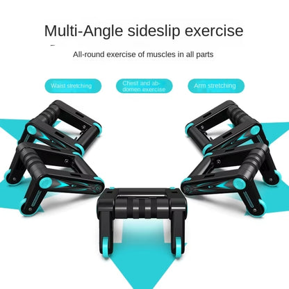 MK5008 Multifunctional Portable Foldable Abdominal Wheel Home Fitness Equipment