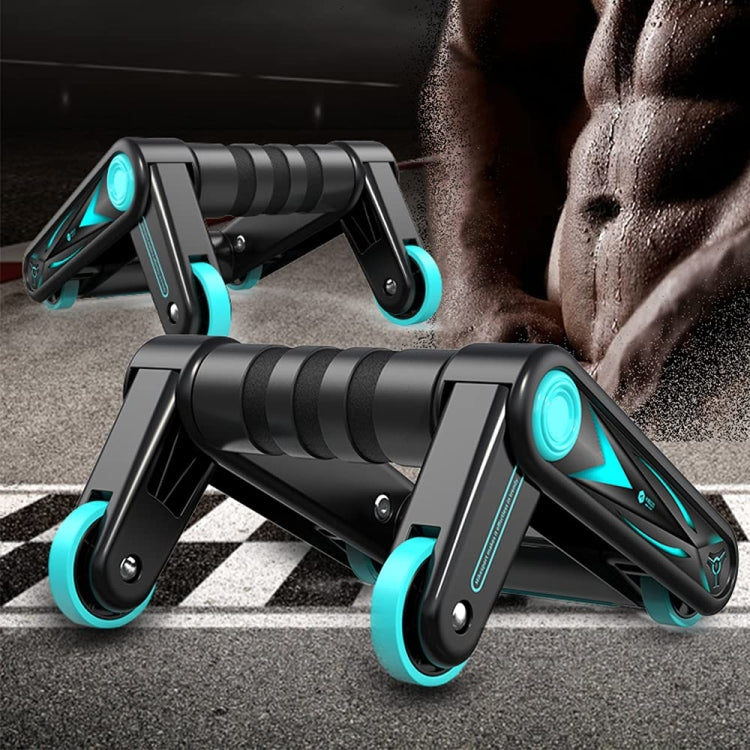 MK5008 Multifunctional Portable Foldable Abdominal Wheel Home Fitness Equipment
