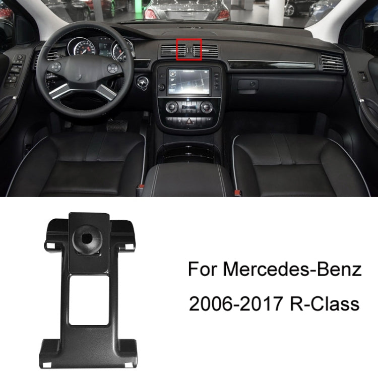 For Mercedes-Benz Left-Handed Drive Mobile Phone Holder Car Air Outlet Base, 05-10 ML, 06-17 R-Class, 08-10 C-Class, 08-12 S-Class, 09-10 B-Class, 11-13 C-Class, 12-19 B-Class, 12 GLK, 12-15 ML, 13-15 GLK, 14-15 E-Class/13-16 E-Class, 12-17 CLS        ...