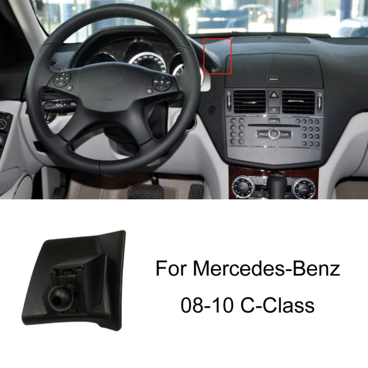 For Mercedes-Benz Left-Handed Drive Mobile Phone Holder Car Air Outlet Base, 05-10 ML, 06-17 R-Class, 08-10 C-Class, 08-12 S-Class, 09-10 B-Class, 11-13 C-Class, 12-19 B-Class, 12 GLK, 12-15 ML, 13-15 GLK, 14-15 E-Class/13-16 E-Class, 12-17 CLS        ...