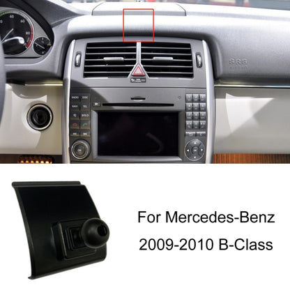 For Mercedes-Benz Left-Handed Drive Mobile Phone Holder Car Air Outlet Base, 05-10 ML, 06-17 R-Class, 08-10 C-Class, 08-12 S-Class, 09-10 B-Class, 11-13 C-Class, 12-19 B-Class, 12 GLK, 12-15 ML, 13-15 GLK, 14-15 E-Class/13-16 E-Class, 12-17 CLS        ...