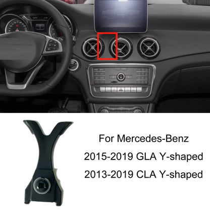 For Mercedes-Benz Left-Handed Drive Mobile Phone Holder Car Air Outlet Base, 05-10 ML, 06-17 R-Class, 08-10 C-Class, 08-12 S-Class, 09-10 B-Class, 11-13 C-Class, 12-19 B-Class, 12 GLK, 12-15 ML, 13-15 GLK, 14-15 E-Class/13-16 E-Class, 12-17 CLS        ...