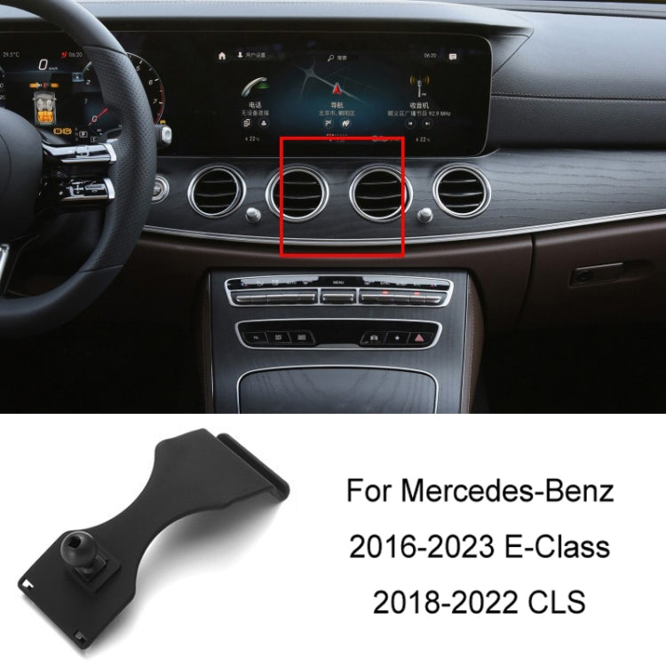For Mercedes-Benz Left-Handed Drive Mobile Phone Holder Car Air Outlet Base, 05-10 ML, 06-17 R-Class, 08-10 C-Class, 08-12 S-Class, 09-10 B-Class, 11-13 C-Class, 12-19 B-Class, 12 GLK, 12-15 ML, 13-15 GLK, 14-15 E-Class/13-16 E-Class, 12-17 CLS        ...