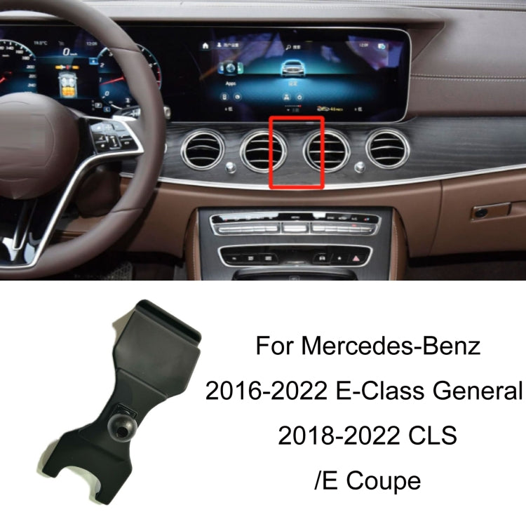 For Mercedes-Benz Left-Handed Drive Mobile Phone Holder Car Air Outlet Base, 05-10 ML, 06-17 R-Class, 08-10 C-Class, 08-12 S-Class, 09-10 B-Class, 11-13 C-Class, 12-19 B-Class, 12 GLK, 12-15 ML, 13-15 GLK, 14-15 E-Class/13-16 E-Class, 12-17 CLS        ...