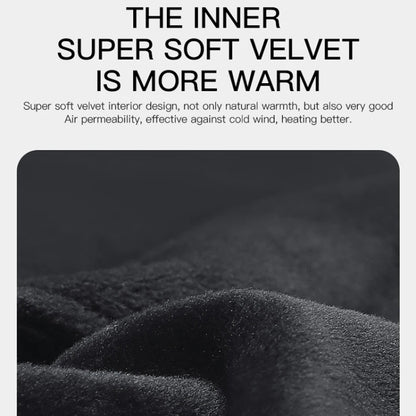 Kyncilor Waterproof Cycling Warm Gloves Two-finger Touch Screen Ultra-soft Velvet Outdoor Gloves, M, L, XL