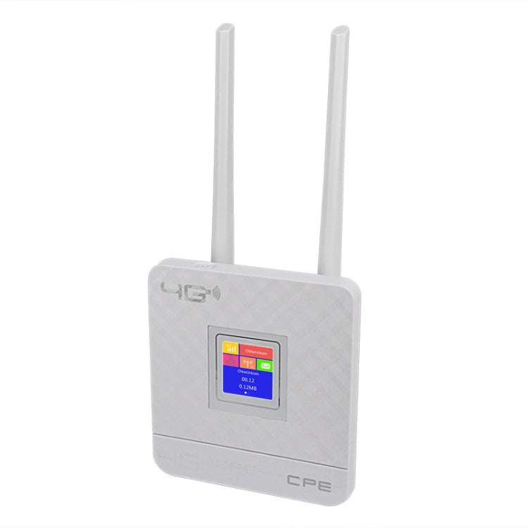 4G LTE CPE Colorful Screen Router Triple Network Plug and Play Mobile Router, EU Plug, Asian Version B1/3/5/38/39/40/41, European Version B1/3/7/8/20/38/39/40/41, US Version B2/4/5/12/17