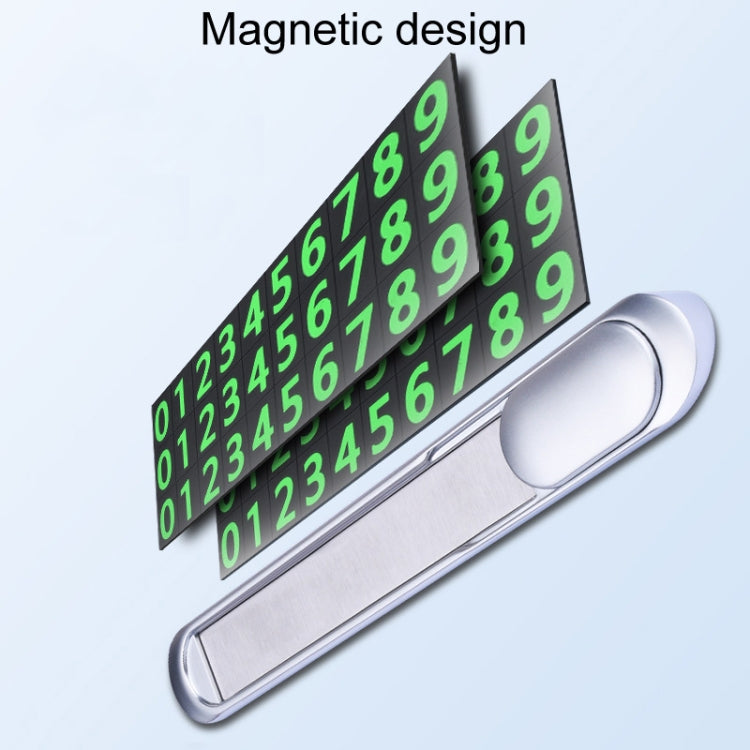 T1 Car Hidden Moving Phone Plate Vehicle Temporary Parking Number Board